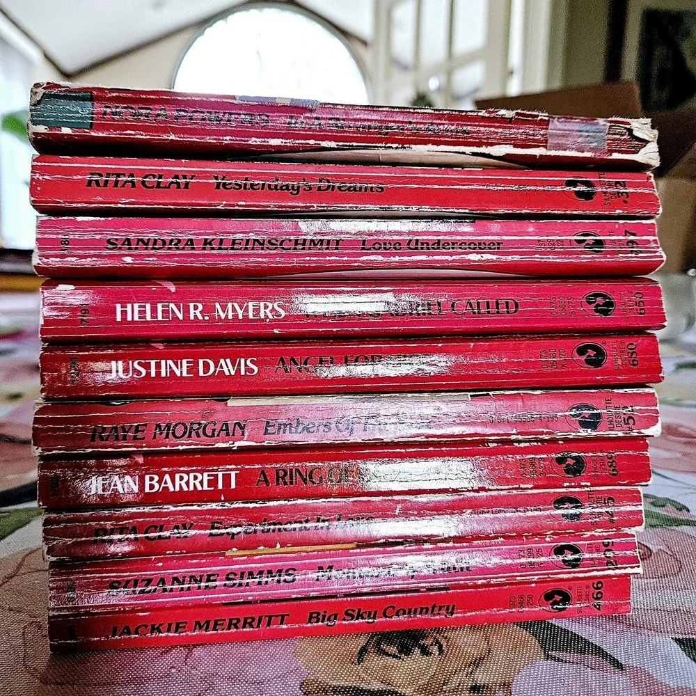 *silhouette desire paperback romance novels lot of 10 books‎ 80's & 90's